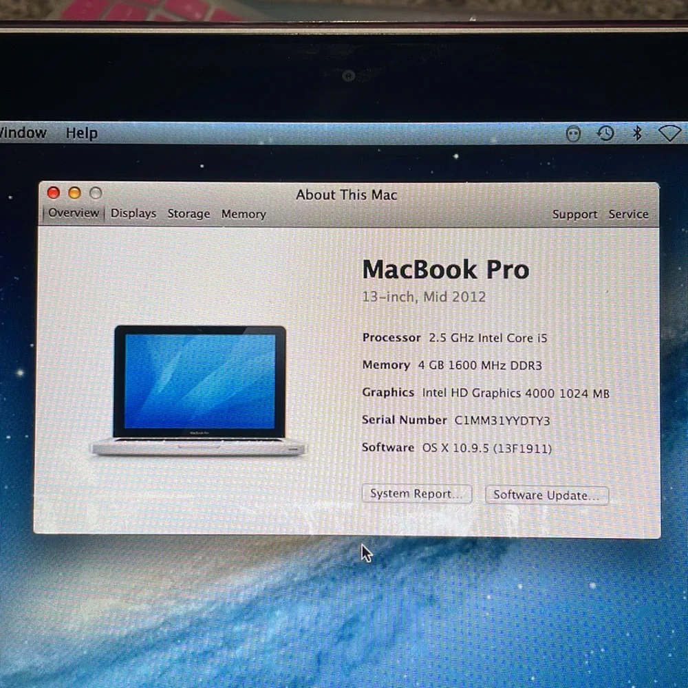 13.3” mid 2012 MacBook Pro